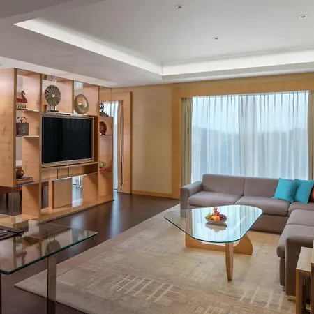 Hyatt Regency Chandigarh Exterior photo A living room in a suite at the hotel